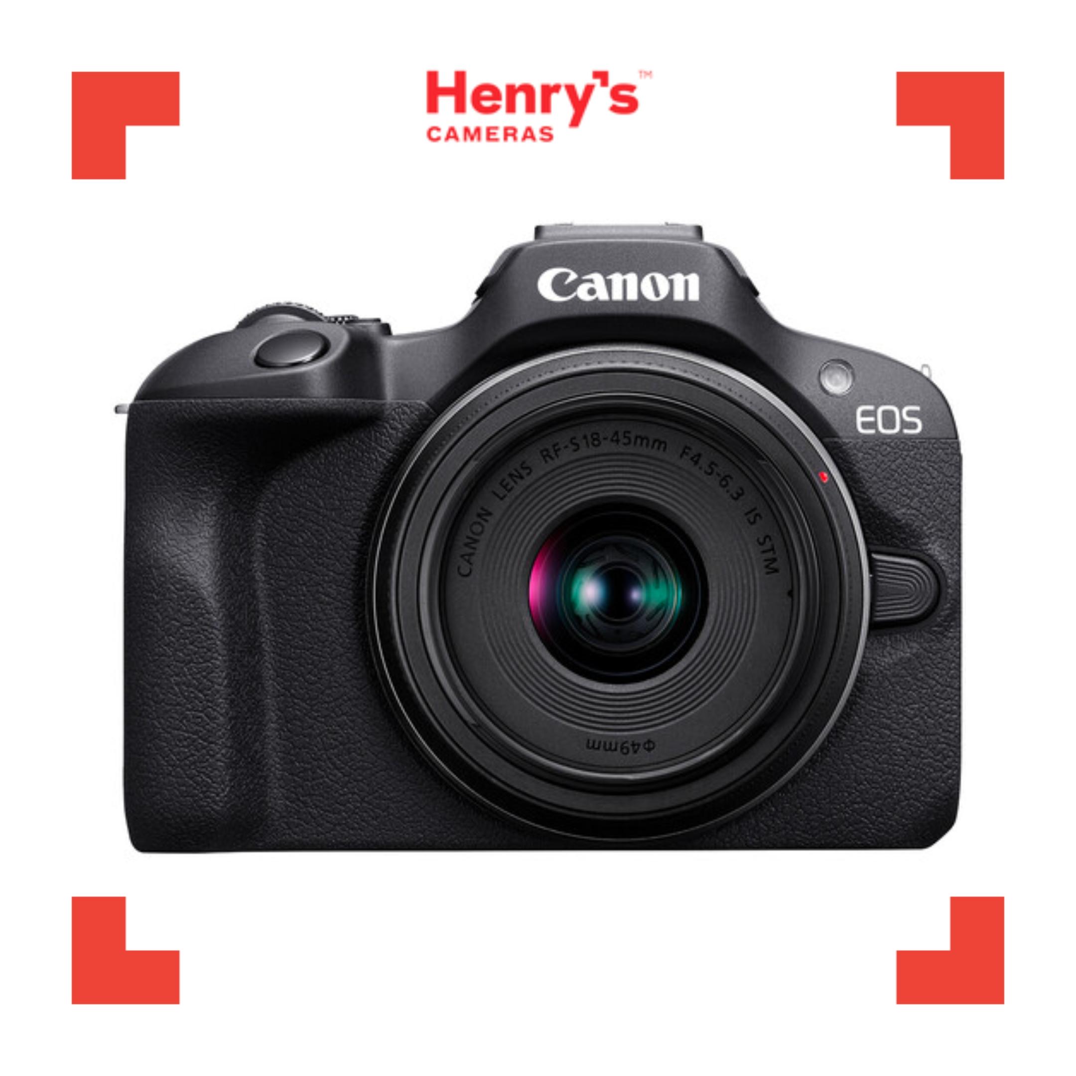 Canon EOS R100 Mirrorless Digital Camera with 18-45mm STM Kit - Henry's Cameras PH Presyo 39,998 Piso*Libreng Shipping