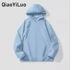 QiaoYiLuo Áo Khoác Nam Quần Áo Chống Nắng quần áo chống nắng mỏng bảo vệ khỏi tia UV câu cá ngoài trời hợp thời trang nhẹ nhanh khô