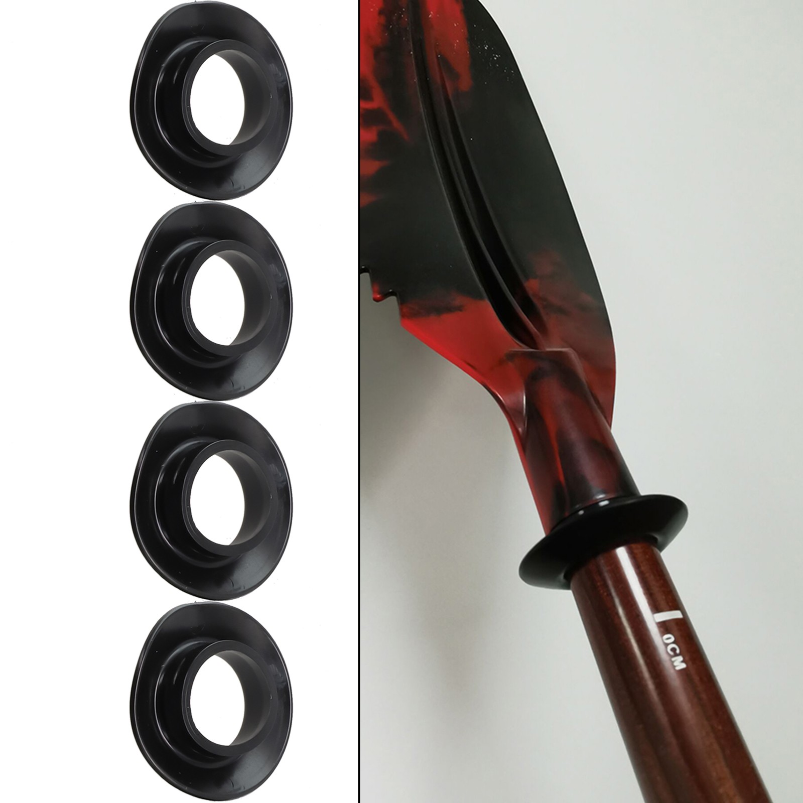Ngăn chặn rò rỉ nước phổ mái chèo thuyền Kayak nhỏ giọt nhẫn (4pcs) dễ dàng để cài đặt