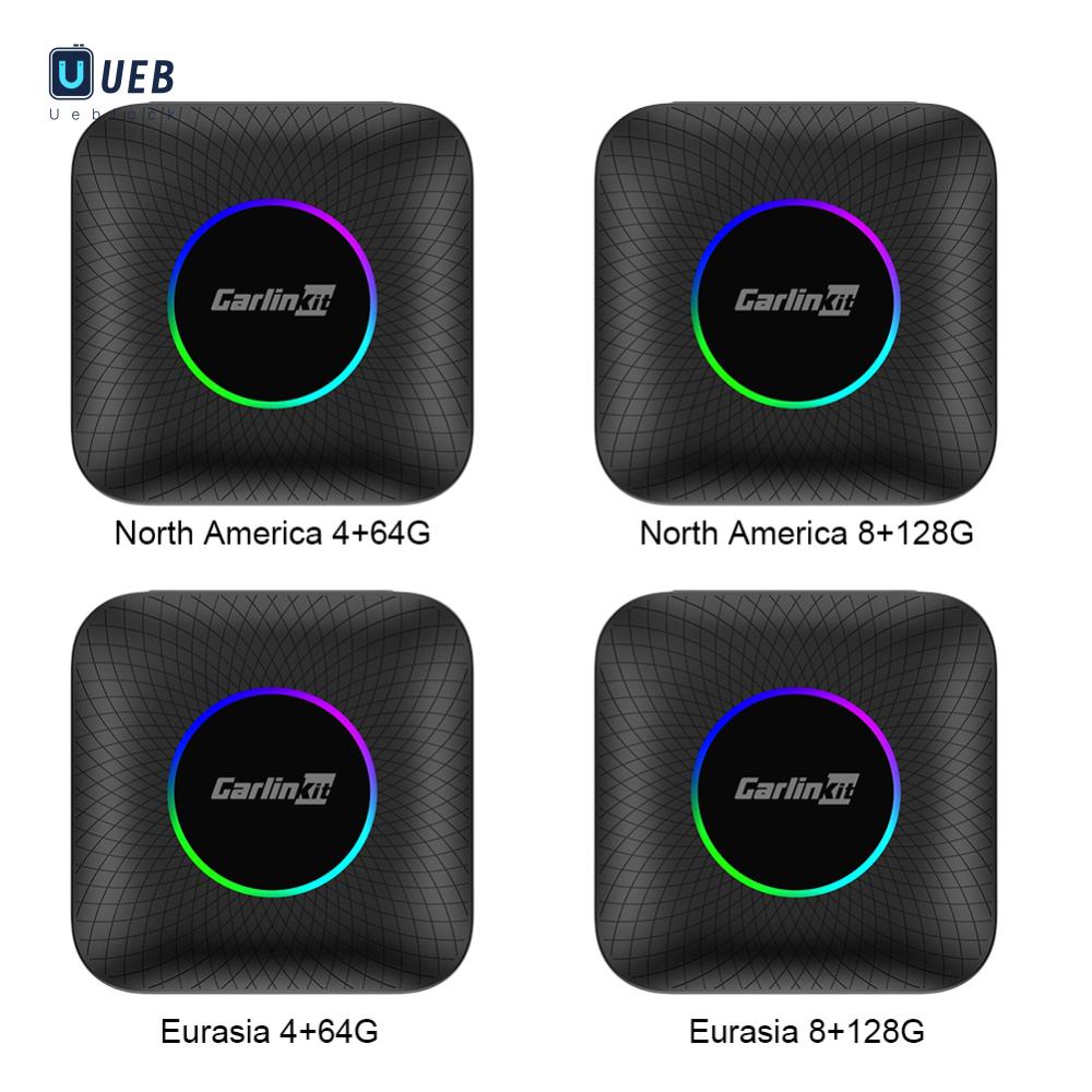 Ueblock✈ Wireless Carplay Android Auto Smart Box Bluetooth-compatible Intelligent Module QCM 8-Core 6125 CPU Built-in GPS Glonass ราคา 4,299 บาท*ส่งฟรี