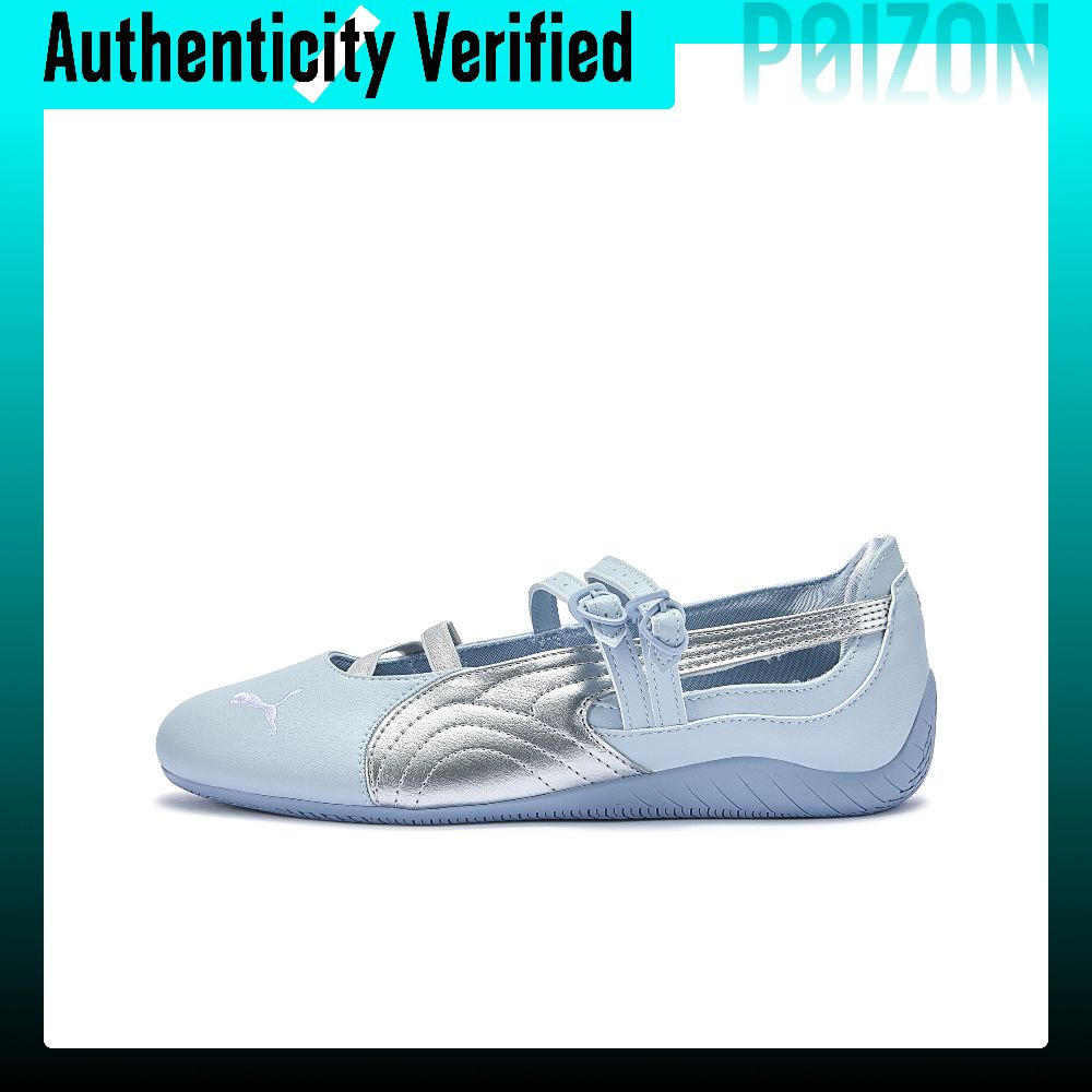 รองเท้าผู้หญิง PUMA x THE POWERPUFF GIRLS Speedcat รองเท้า Mary Jane ผู้หญิง สีน้ำเงิน สีเงิน 408103-01 ราคา 40,000 บาท*ส่งฟรี