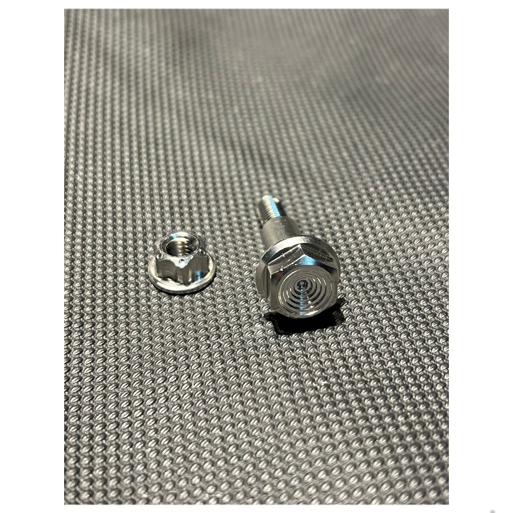 Ốc tay thắng Inox 304 CNC mẫu thá¡ tặng kèm tán 6ly salaya bắt ốc tay thắng xe số