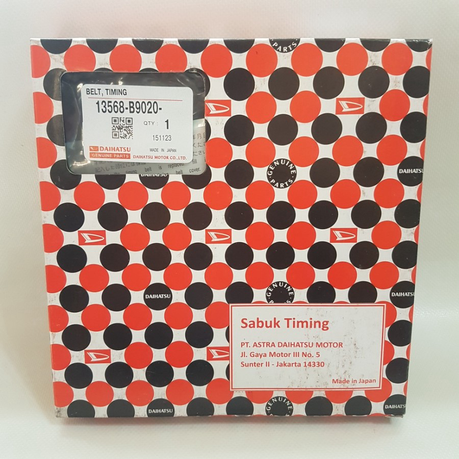 Timing belt Taft Daihatsu D13568-B9020-000 Harga 909,000 Ringgit*Penghantaran Percuma