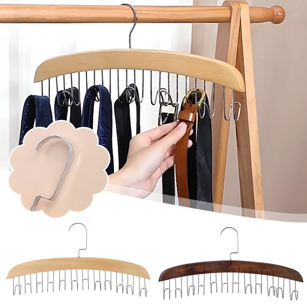 12 móc đa chức năng móc dây nịt buộc túi Khăn quàng tủ quần trữ trượt áo lưu giá cổ chống E1C6
