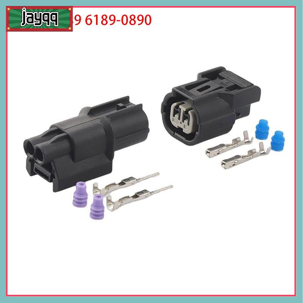 JAYQQ 1Set Nam Nữ Đầu nối ô tô 2 chân 040 Công tắc nhấn 6188-0589 6189-0890  Cuộn dây đánh lửa Phích cắm cảm biến ABS Cho hondas