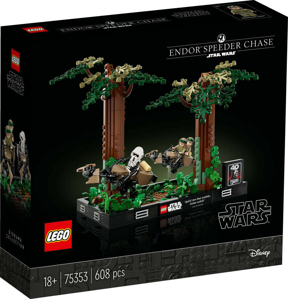LEGO 75353 Star Wars Endor™ Speeder Chase Diorama Đồ Chơi Lắp Ráp lego Hoàn toàn mới và chính hãng