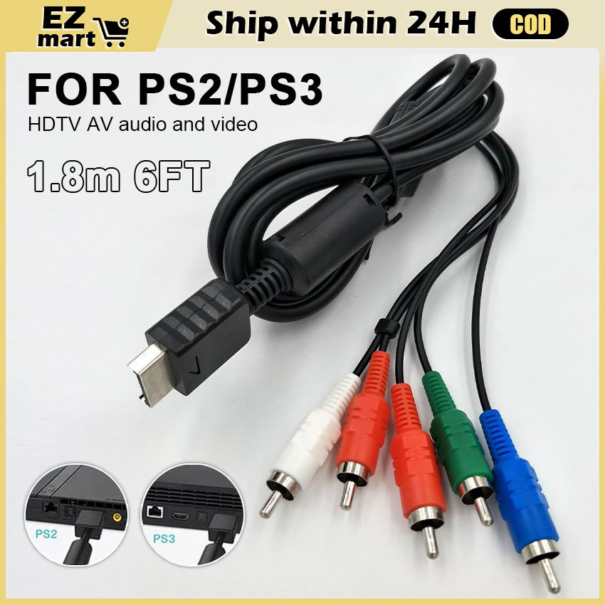 6FT HD componente RCA AV Video-Audio Cable para SO... – Grandado