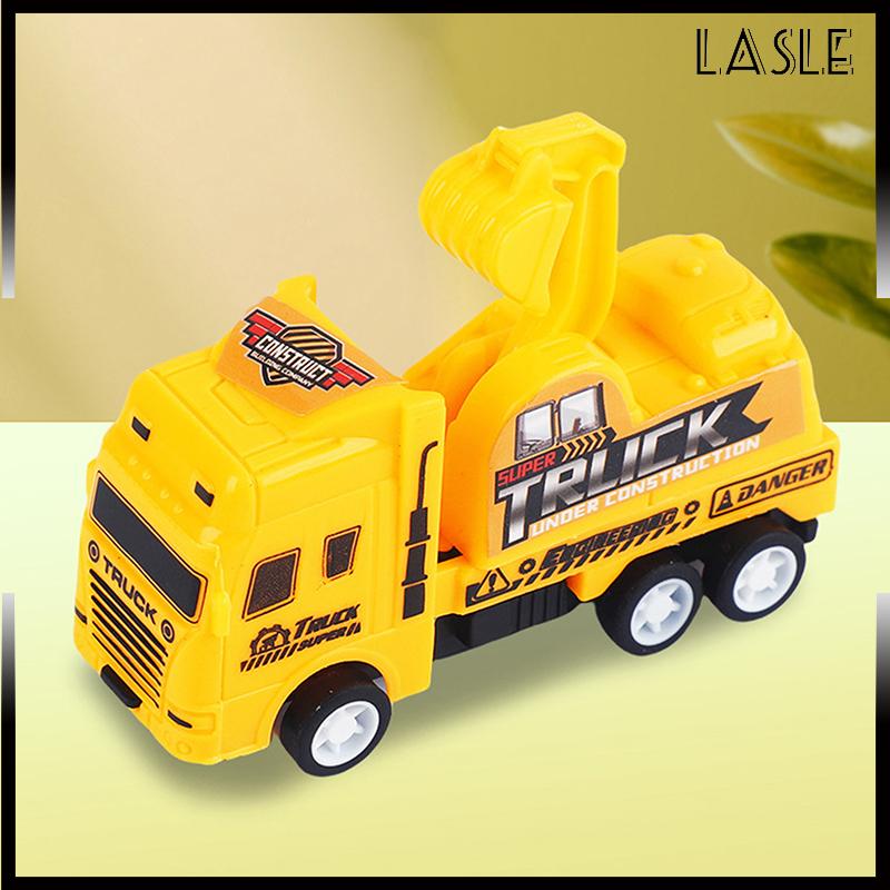 Lasle Đồ chơi trẻ em: Mô hình xe vệ sinh quán tính, xe kéo lùi, xe công binh quân sự, xe cứu hỏa – Đồ chơi bé trai, quà tặng cho trẻ em - 6
