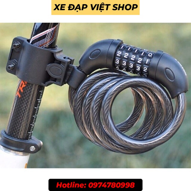 Khoá xe đạp mật mã 5 số chống trộm Tonyon chính hãng