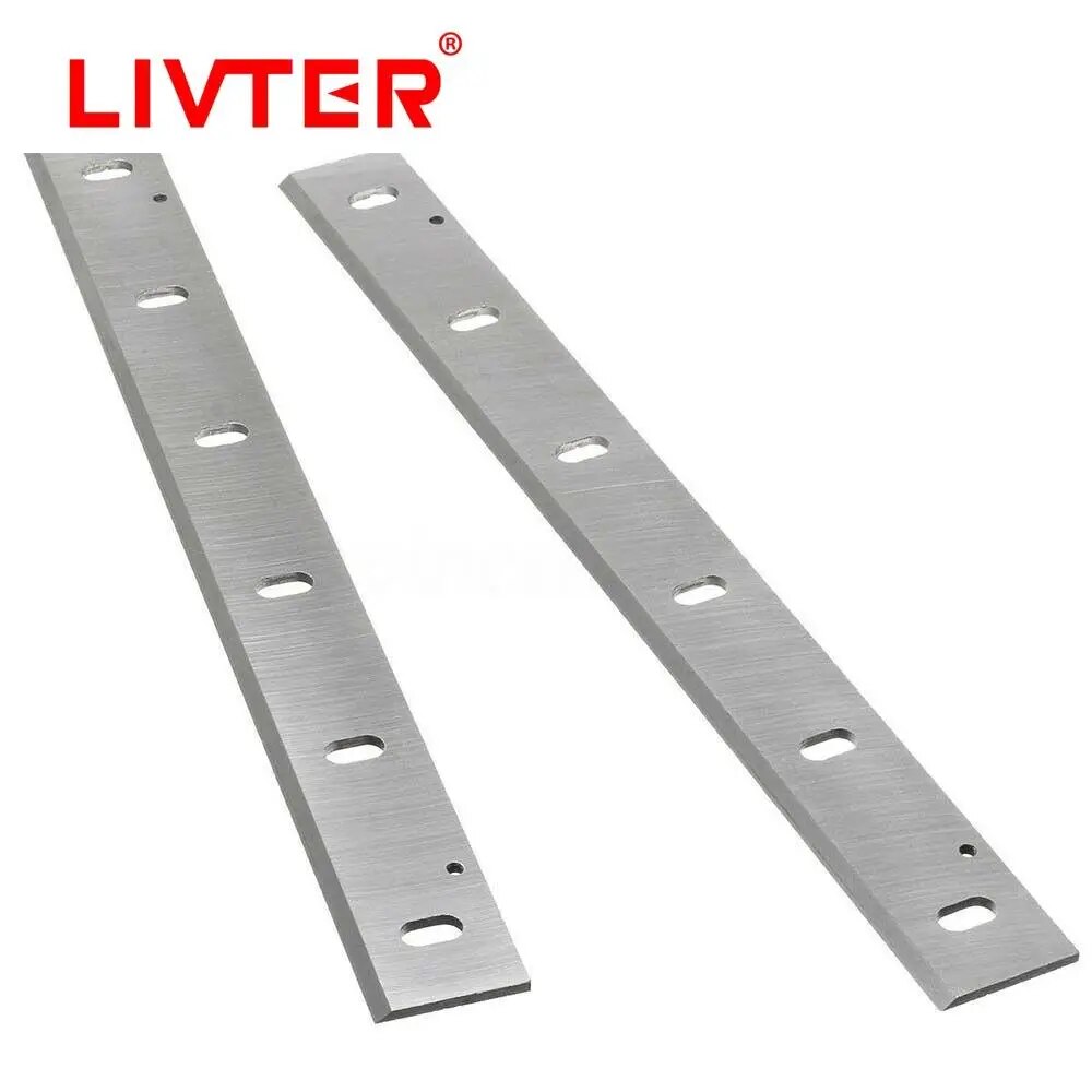 Livter 305mm HSS Lưỡi máy bào 305x32x3mm cho Makita 2012NB gỗ thicknesser Planer-2Pcs