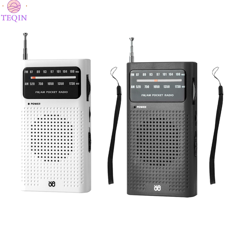TEQIN AM FM Radio Portable Radio With Wristband Battery Operated Speaker Radios Player For Senior Home Hiking ราคา 209 บาท*ส่งฟรี