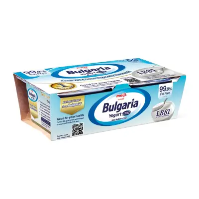 Meiji Bulgaria Brand LB81 Yoghurt 110g x 2 Tubs