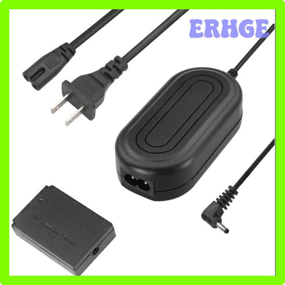 Erhge ACK-E12 AC voeding Adapter DC Coupler DR-E12 giả Batterij LP-E12 Kit cho Canon EOS M50 Mark II