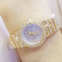 Women Watches Luxury Small Dial Rose Gold Watches Ladies Stainless Steel Iced Out Watch with Quartz Movement Crystal Rhinestone Diamond Watches