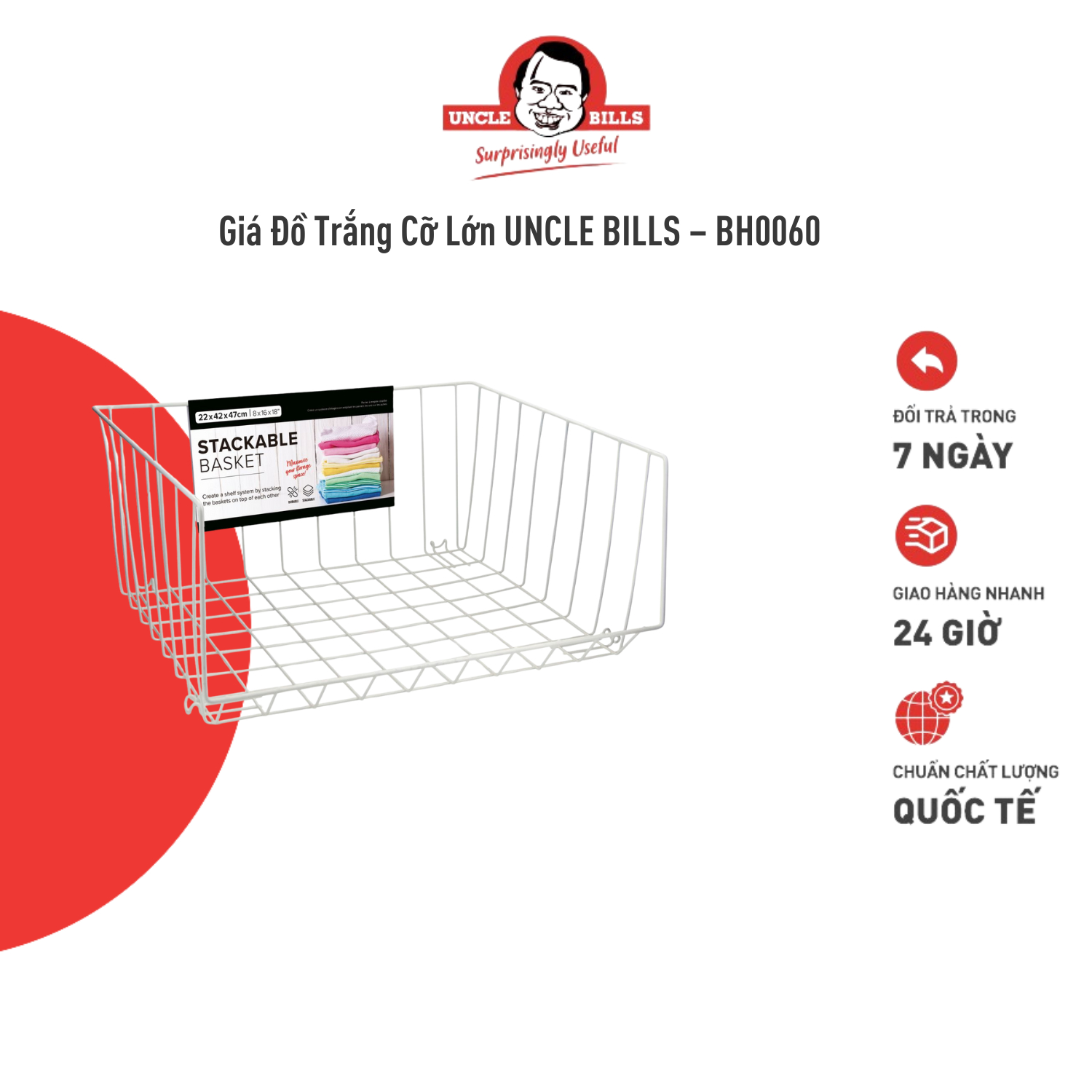 Giá đồ trắng cỡ lớn ubl bh0060
