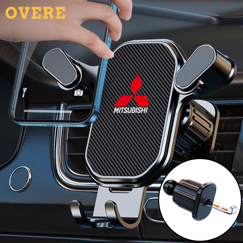 Mitsubishi Car Phone Holder Car Air Vent Hook Phone Stand 360 Degree Rotation Cell Phone Support For Mitsubishi Xpander Cross Pajero Outlander Attrage Triton Colt Mirage Lancer ราคา 157 บาท*ส่งฟรี