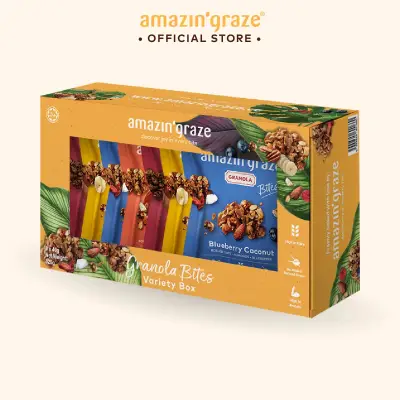 Amazin' Graze Granola Variety Box (8 x 40g) - Halal Certified