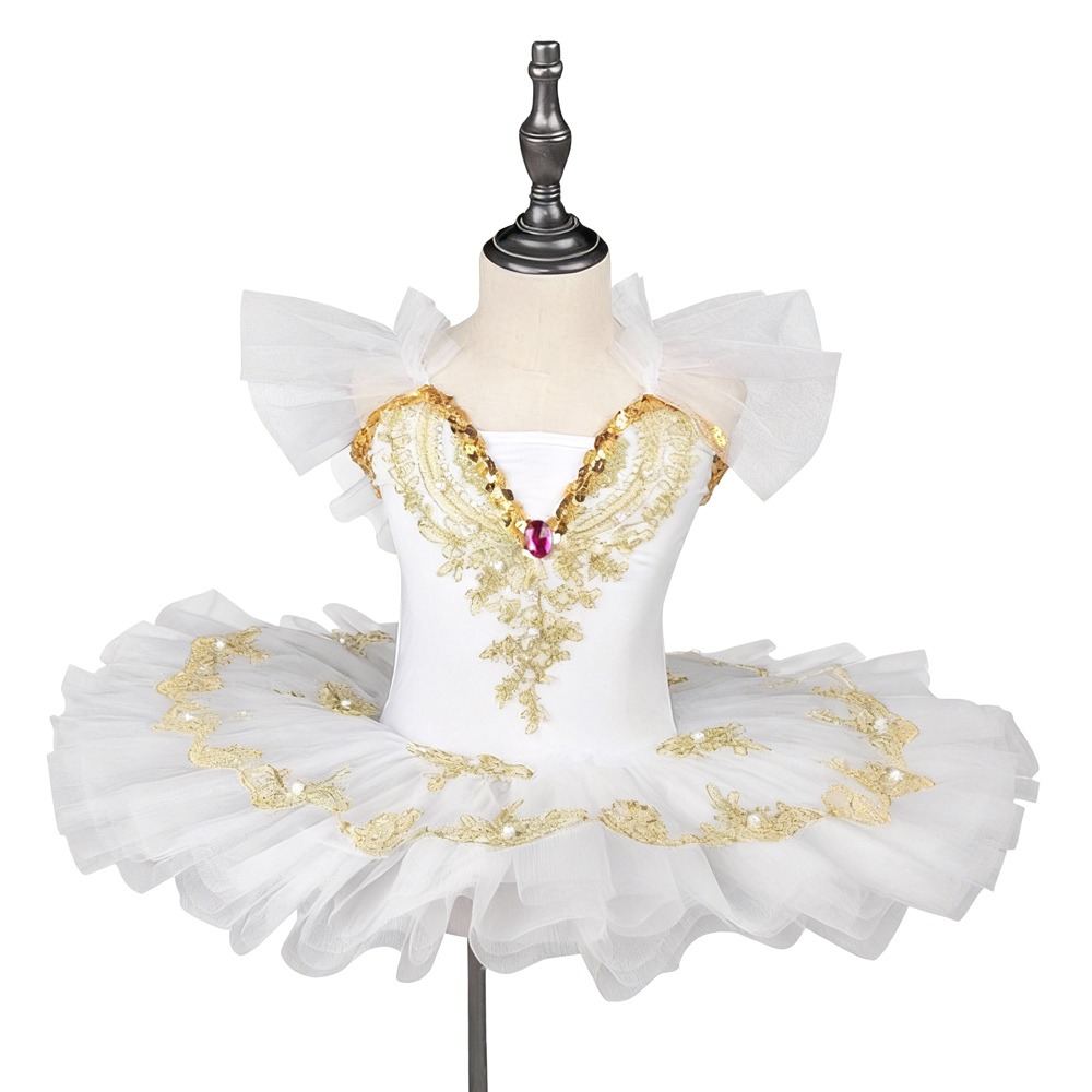 HUISHU Hiện đại Váy ballet cho trẻ em Váy tiệc Phồng Váy tutu ballet Thời trang Đầm sequin Trang phục khiêu vũ Bé gái - 3