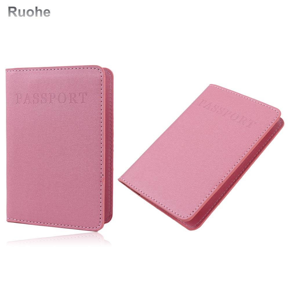 RUOHE New Documents Credit Card Holder Card Protector Passport Case Cover