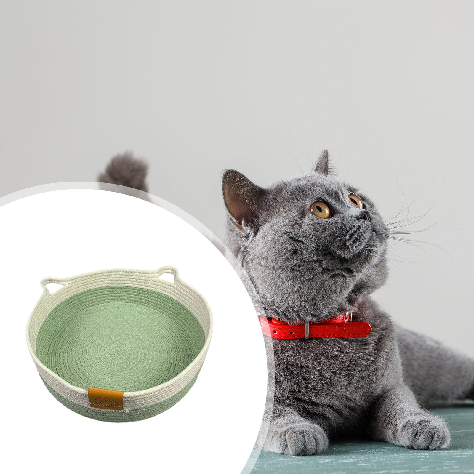 Meowhouse Cotton Rope Cat Bed Basket Cat Scratch Basket Breathable Pet Accessories Sleeping Bed for Playing Claw Grinding Interaction Giá 335,000 Đồng*Miễn phí vận chuyển