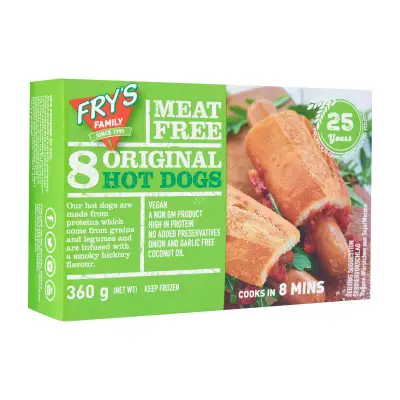 FRY'S Vegetarian Hot Dogs - Frozen