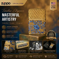 Zippo Genuine Filigree Inlay Windproof Lighter LL-OT204B-0007