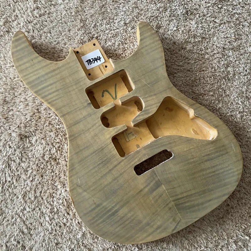 Ban đầu ibanez guitar cơ thể basswood rắn + flamed maple top hsh xe bán tải tay phải thay thế bộ phận đàn ghi ta