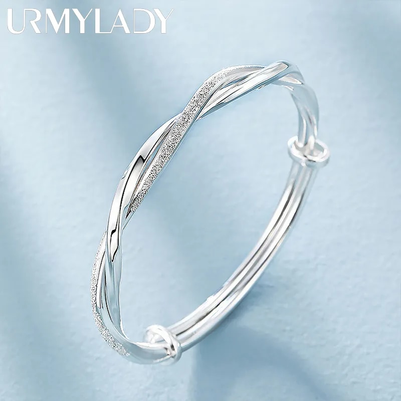 Real silver bracelet deals for women