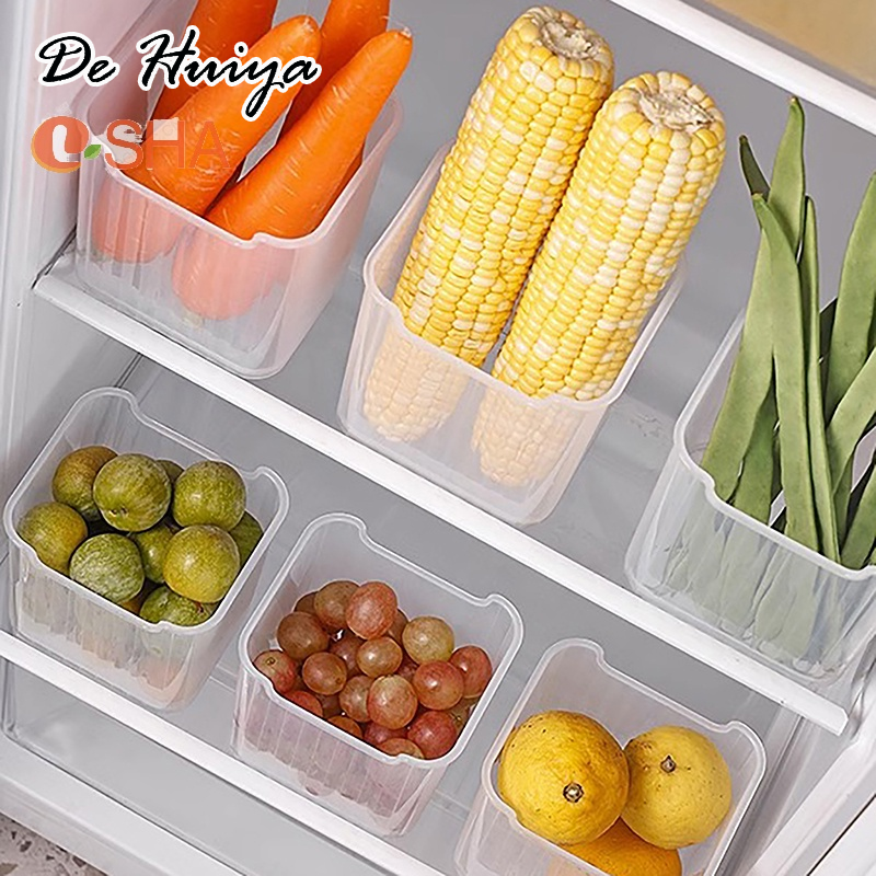 DEHUIYA [Lsha] ภาชนะบรรจุอาหารสดสำหรับเก็บความเย็นที่บ้านและห้องเย็นในครัว ราคา 32 บาท*ส่งฟรี