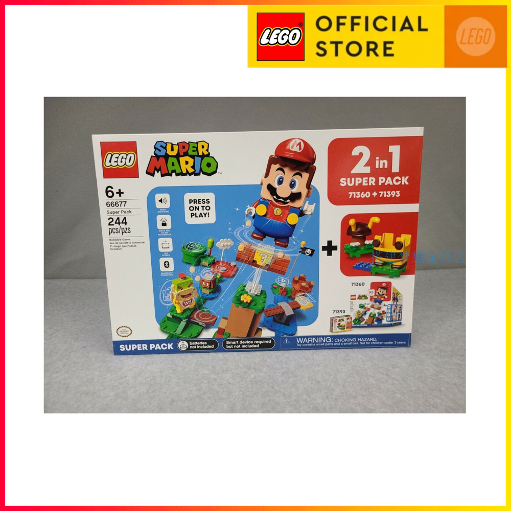 LEGO 66677 Super Mario 71360 + 71393 Bee 71392 Frog Costume Enhancement
