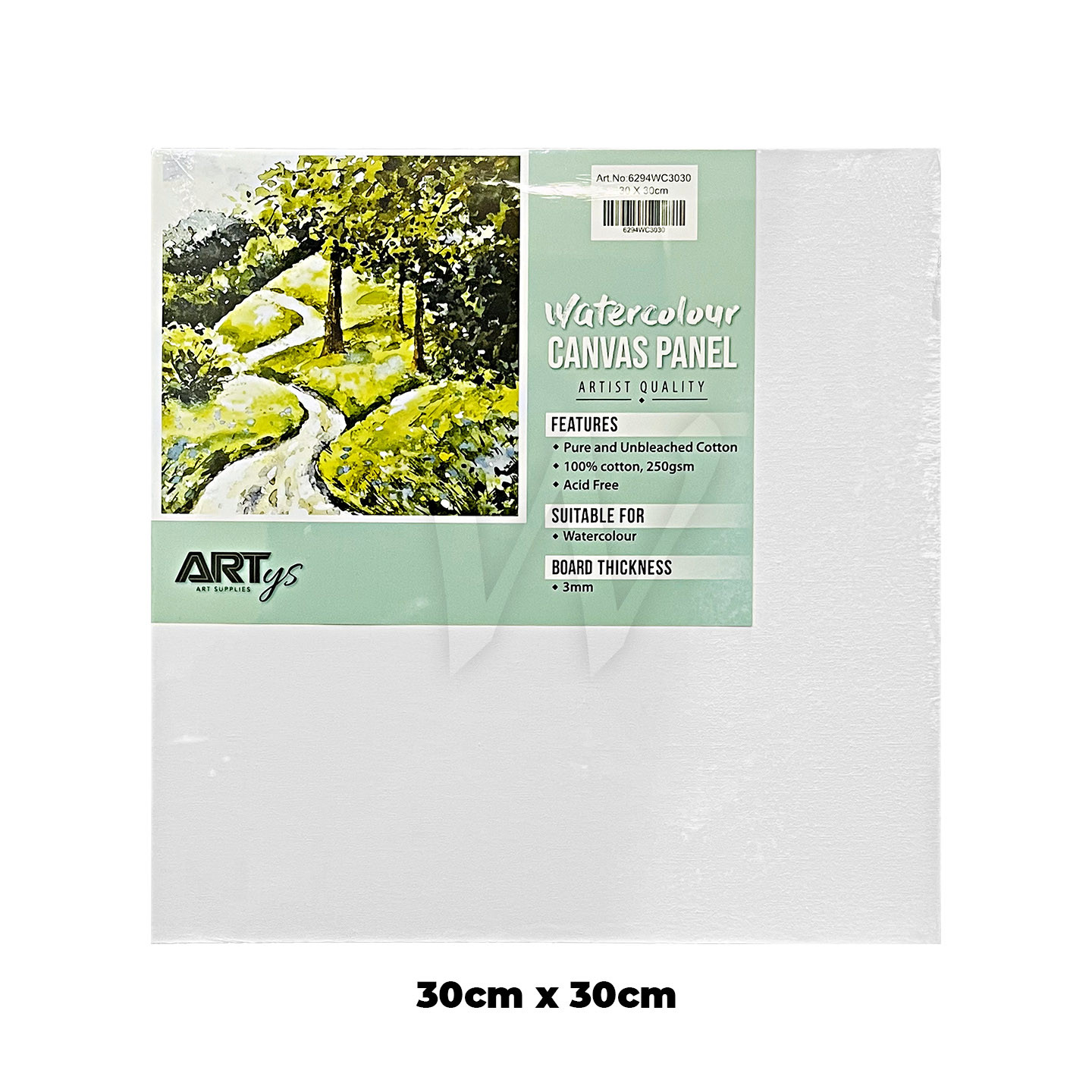 [WESTSTAR] ARTYS Watercolour Canvas Panel Canvas Board for Watercolour Painting Frame Kanvas Lukis Drawing Canvas Panel