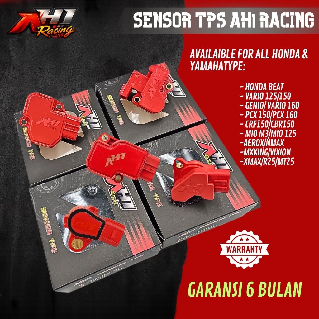 Tps Sensor Beat Vario 110 125 150 160 Scoopy Genio Sonic Cbr Cb150 R Crf Mxking R15 Vixion Pcx Adv Aerox Satria Fu Gsx Wr155 Lexi Xabre Revo Fi Verza Supra X 125 Blade Fi Spacy Beat Fi Beat Esp Pop Fazzio Mio J M3 Z S Fino Xride Stylo Ah1 Racing Warranty Harga 145,000 rupiah*Gratis Ongkir