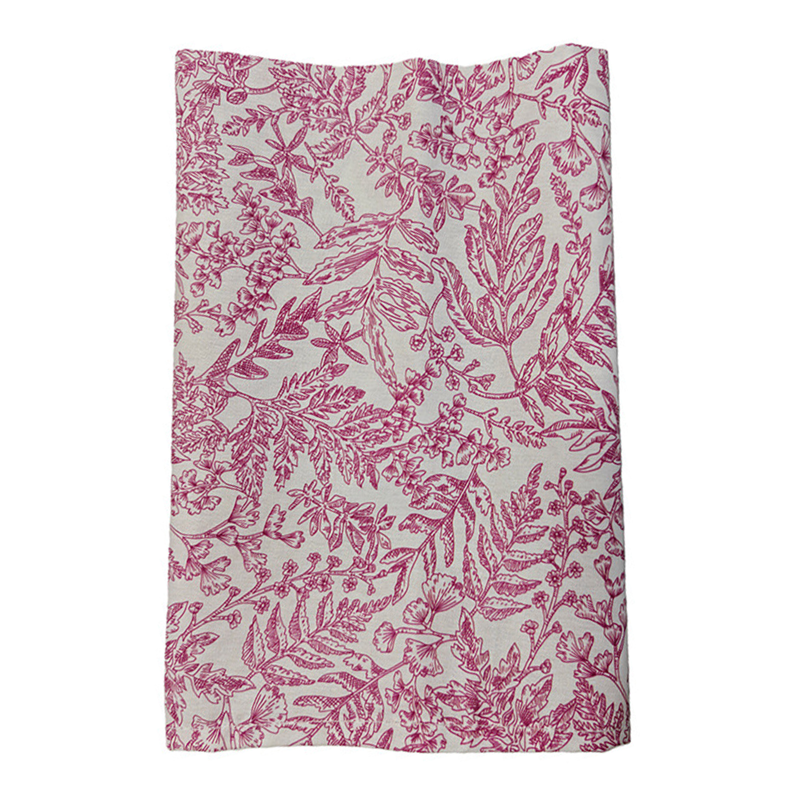 luji860136 Exquisite Decorative Napkins Natural Fabric Coasters Boho Style Plant Print Tablecloth Foldable Napkin Set – Soft Fabric Dining Table Mat for Kitchen Home Party Wedding Bar Decor - 5
