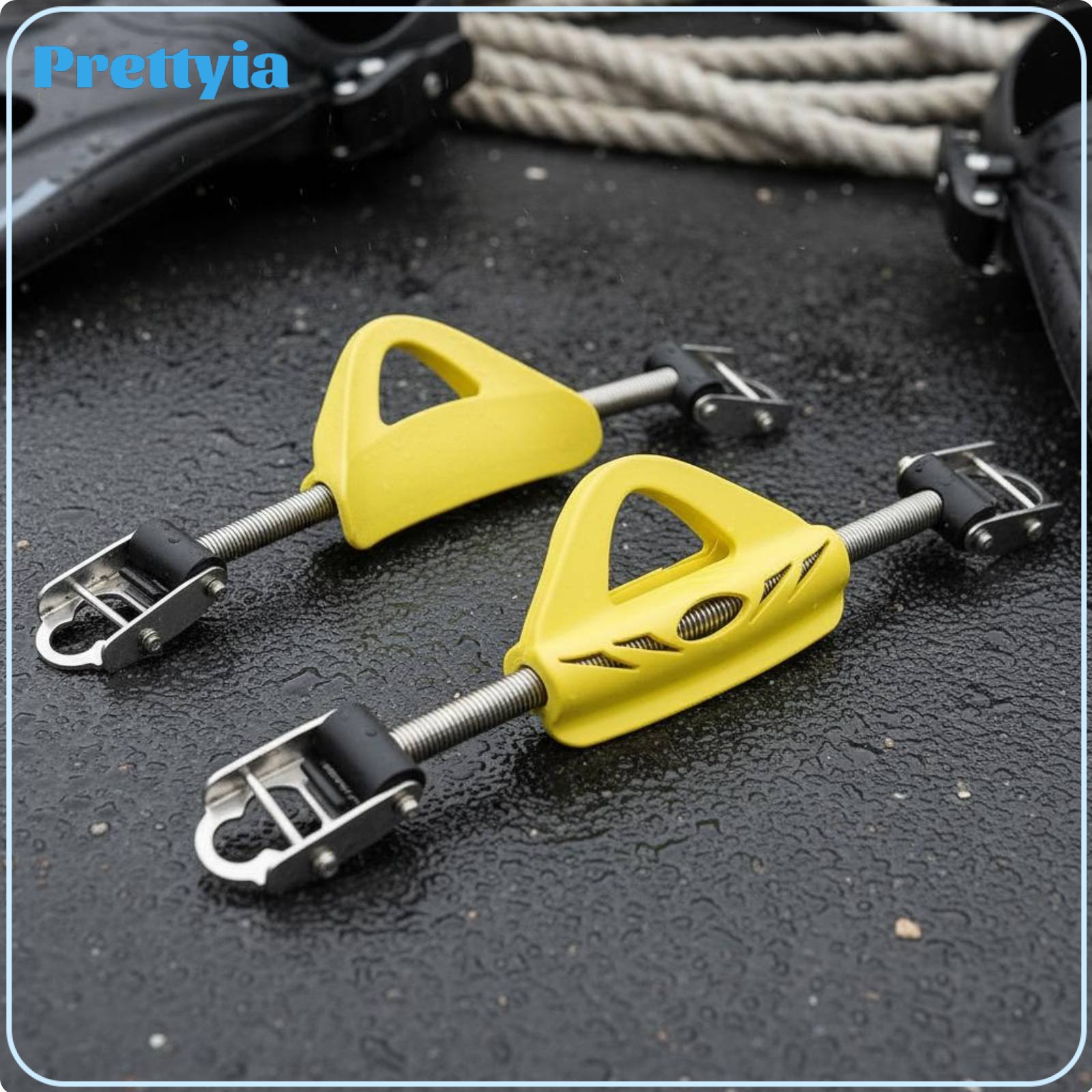 Prettyia 2 Pieces Diving Fin Elastic Strap Long-Lasting Underwater Elastic Heel Strap Easy Installation Reinforced Safety Cable for Snorkeling ราคา 3,569 บาท*ส่งฟรี