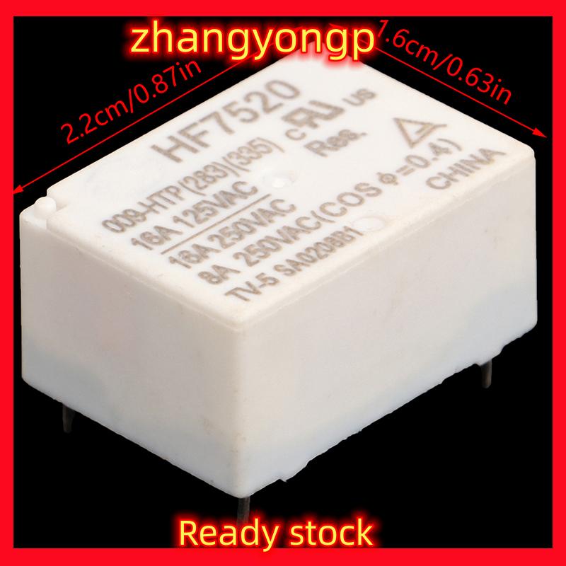 [ZY] Legend Hf7520 009-htp tải cao 10a 16A thường mở 4-pin kê nhiệt độ không đổi điện sưởi ấm ấm tiếp sức