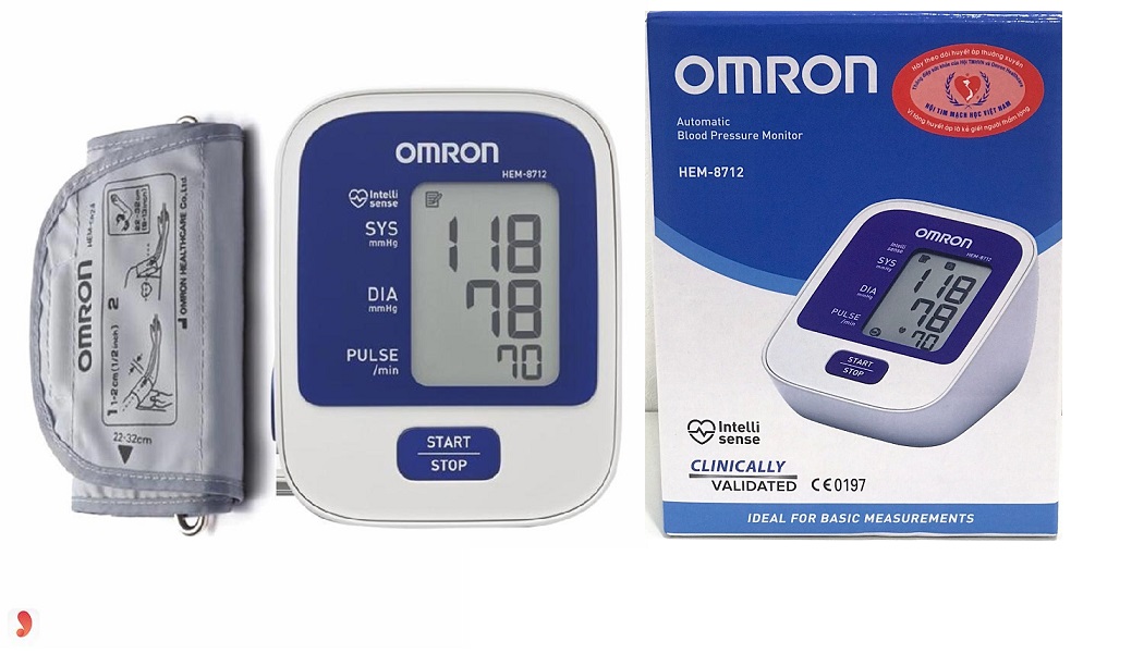Máy đo huyết áp bắp tay Omron BH 5 năm các dòng 8712,7120, 7121, 7156