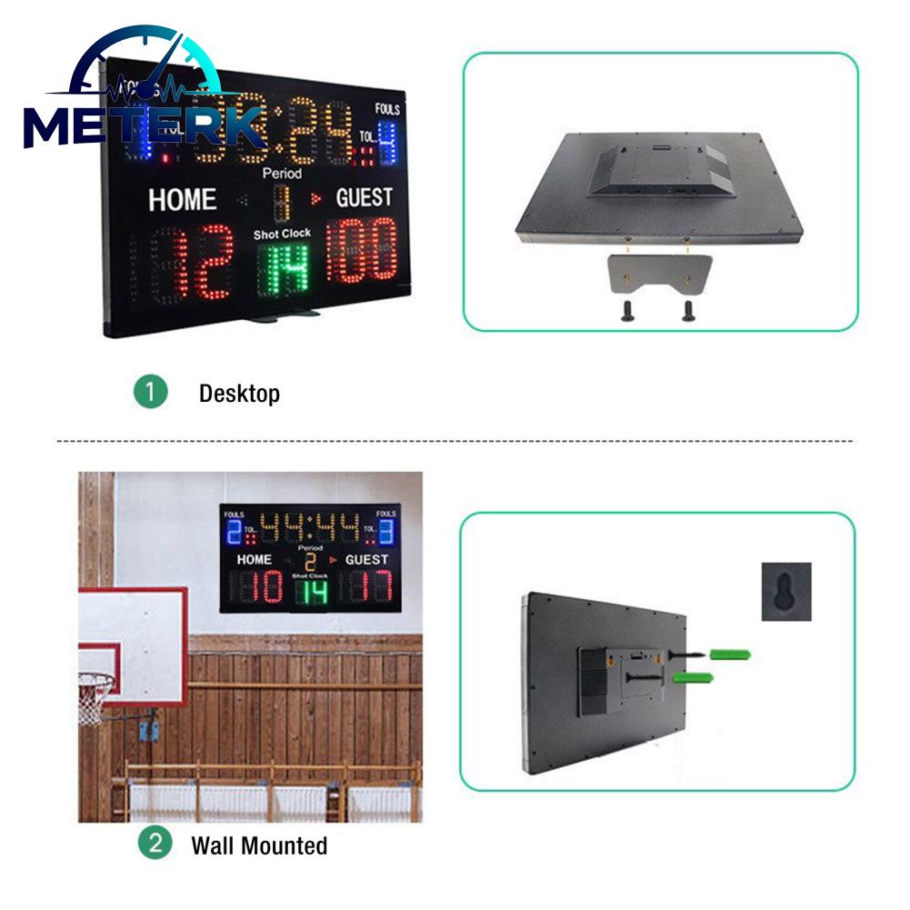 Meterk Scoreboard Compact Easy To Install 8 Modes Score Keeper for Gyms Recreation Centers ราคา 13,199 บาท*ส่งฟรี