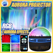 Aurora Galaxy Projector Night Lamp with Remote, USB Powered