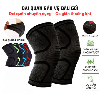 Đai Quấn Bảo Vệ Đầu Gối, Bó Gối Thoáng Khí, Đai Bảo Vệ Khớp Gối, Chơi Thể Thao, Vận Động