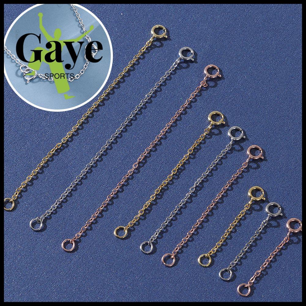 12Pcs Chain Extender, 6 Sizes Stainless Steel Bracelet Extension