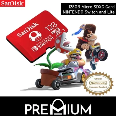 SanDisk 128GB Nintendo Switch microSD Card 4k U3 V30 UHS-I C10 100MB/s Read Speed 90MB/s Write Speed