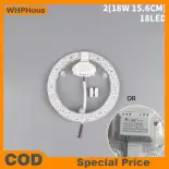 WHPHous Led Vòng bảng điều chỉnh vòng tròn ánh sáng 12W 18W 24W 36W Trần bảng đèn bảng blubs