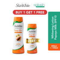 BUY 1 GET 1 SkinWhite Whitening Lotion SPF10 Papaya Glow 200ml + FREE 100ml