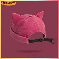 JULYHOT Nhật Bản Phong Cách 8 Bảng Điều Chỉnh Mèo Tai Beret Duckbill Bát Giác Hat Phụ Nữ Mùa Thu Mùa Đông Dễ Thương Phụ Kiện Cho Các Trường Học Trang Phục