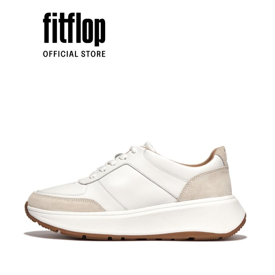 [Tặng Túi Tote đơn từ 2TR] Giày Thể Thao Cổ Ngắn Nữ FitFlop F-MODE - Urban White - MS FR1-194