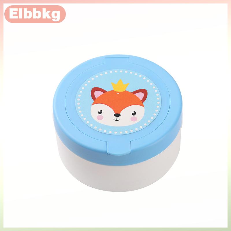 Elbbkg Baby Body Powder Container Case With Powder Puff Portable Safety Empty Newborns Body Powder Storage Box Cosmetic Puff Holder