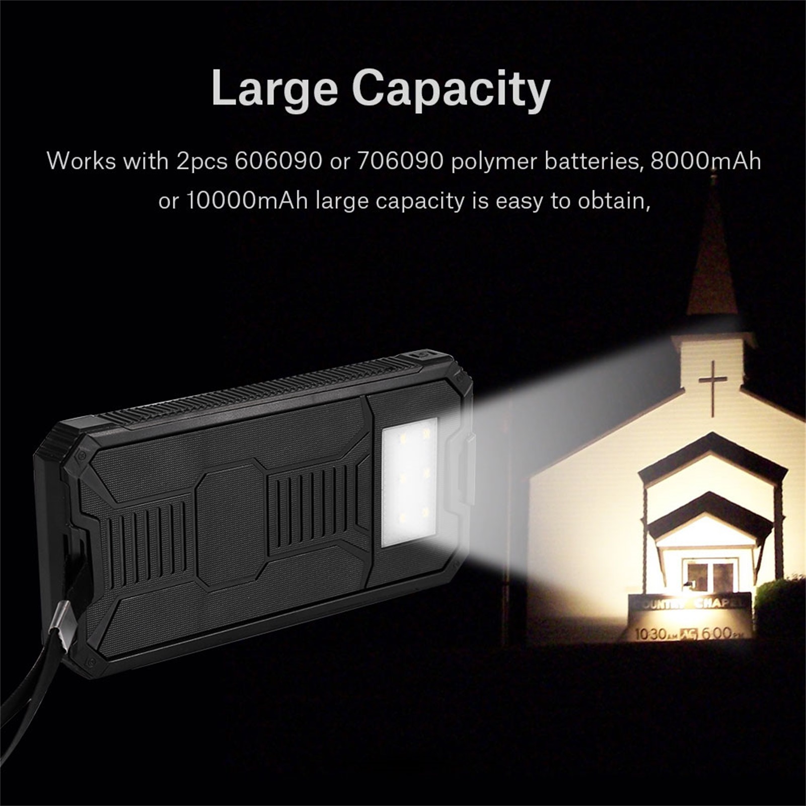 Sạc dự phòng di động tiết kiệm năng lượng 20000mAh đồ sạc di động ngân hàng điện cho thể thao du lịch
