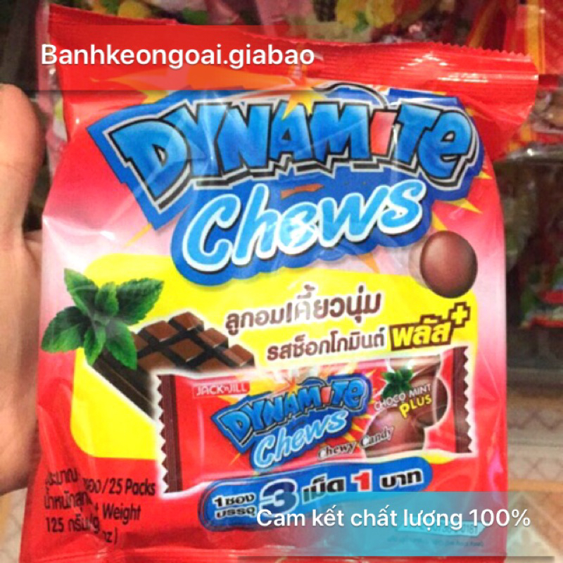 Kẹo Socola, Kẹo Sô Cô La Chew 3 Viên Thái Lan Dynamite