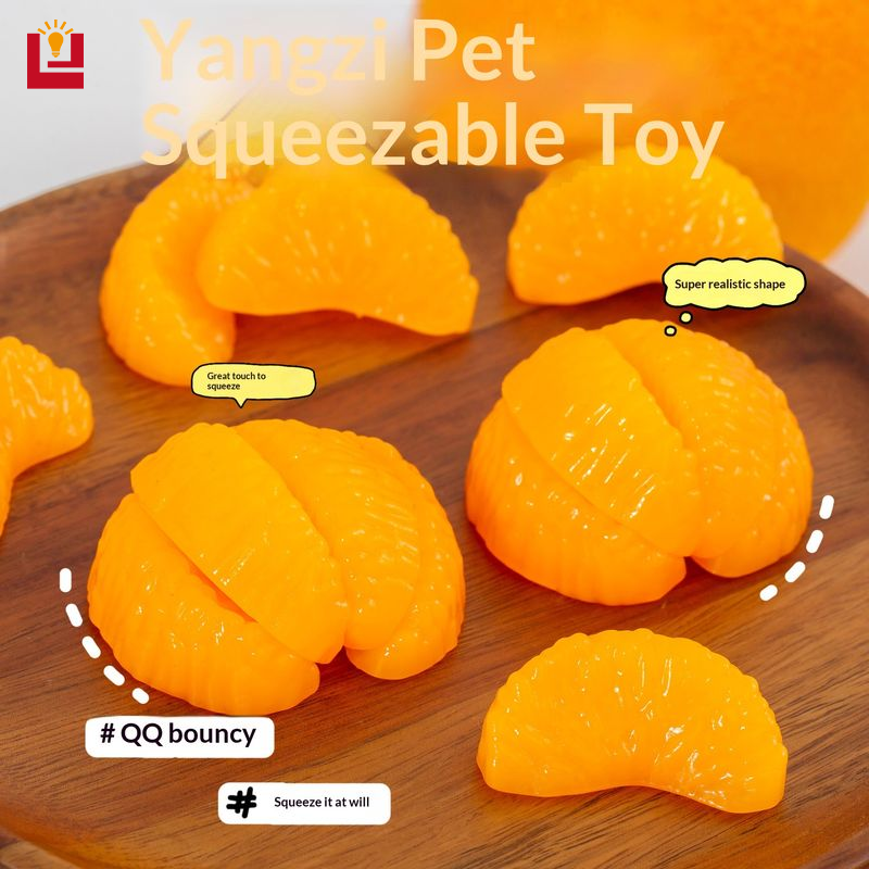 [Realistic Orange Slice Squishy Toy - Soft, Bouncy Stress Relief Fidget for Adults and Kids,Squishy Toys, Anti-Stress Toys, Slow Squishies, Realistic Orange Slice Toy - Bouncy Stress Relief Fidget Toy for Kids and Adults.,] ราคา 20 บาท*ส่งฟรี