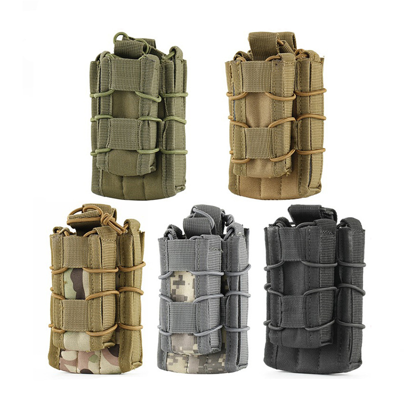 Túi phụ kiện Áo Molle đa chức năng kép Túi Công Sở 5.56cm/7.62cm/9mm cho túi dụng cụ EDC AR-15 G17/G19/M4/M14/M16